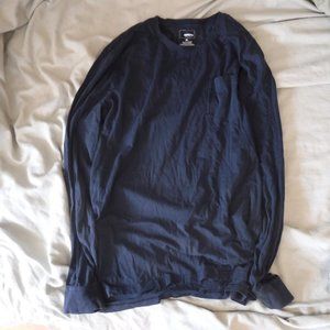 Sonoma Mens Size XL Blue Long Sleeve Shirt with Pocket